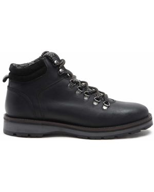 Thomas Crick Dekker - bottines casual en cuir style chaussures - Noir