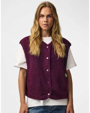 Pieces Vest - Purple
