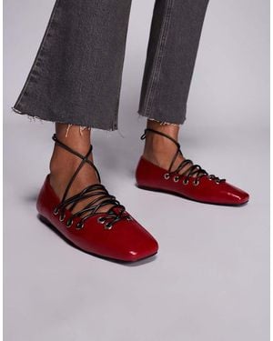 Public Desire Lace Up Shoes - Grey