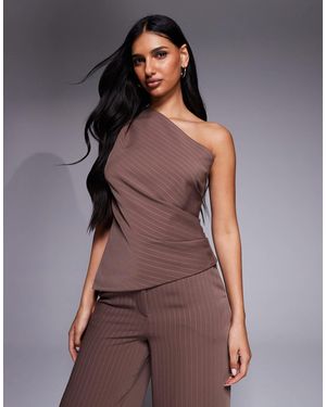 Forever New One Shoulder Asymmetric Top Co-Ord - Purple