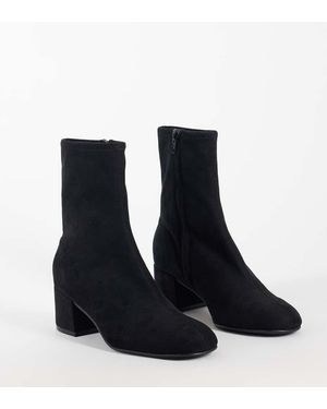ASOS Ronan Enkellaarzen Met Blokhak - Zwart