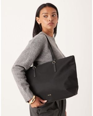 Mango Classic Tote Bag - Gray