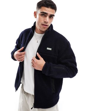 HUNTER – milan – jacke aus sherpa-fleece - Blau