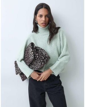 Vero Moda Chunky Roll Neck Jumper - Grey