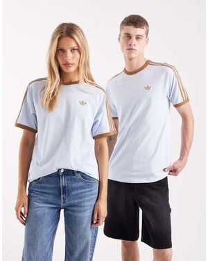 adidas Originals 3 Stripe T-shirt - White