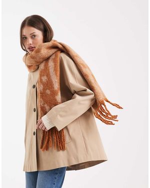 Vero Moda Bufanda Con Estampado De Cervatillo De Punto De -Neutro