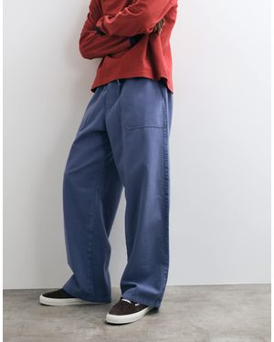 ASOS Baggy Pull On Pants - Blue