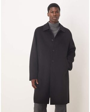 ARKET Pure Wool Double Layer Overcoat - Blue