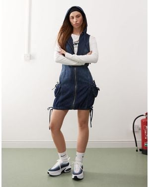 Collusion – cargo-minikleid - Blau