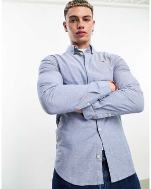 Tommy Hilfiger Slim Fit Oxford Shirt - Blue