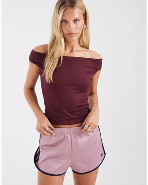 Hollister Seamless Off Shoulder Top - Red
