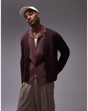 ARKET Wool Knitted Cardigan With Button Front - Multicolor