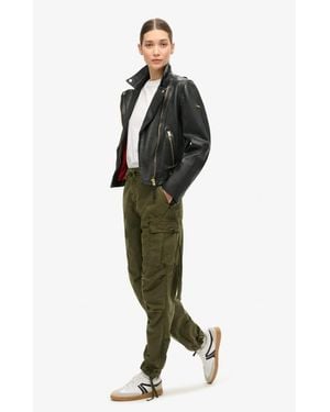 Superdry Low Rise Para Cargo Trousers - Green