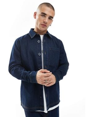 Threadbare – denim-hemdjacke - Blau