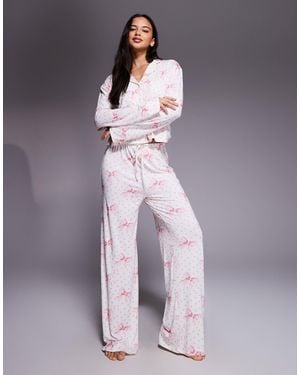 Kaiia – exclusive – superweiche pyjamahose - Lila