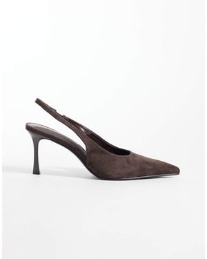 SIMMI Simmi london wide fit laylin spitze slingback-pumps - Weiß