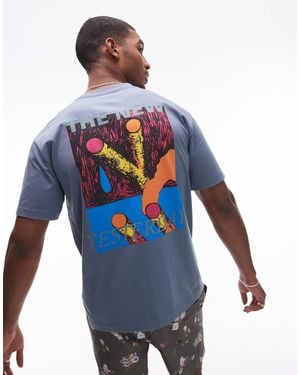 RVCA – superblast 2 – kurzärmliges t-shirt - Blau