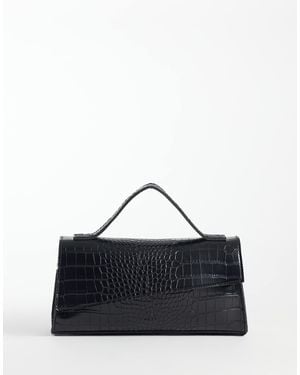 PASQ Asymmetrical Top Handle And Crossbody Bag - Blue