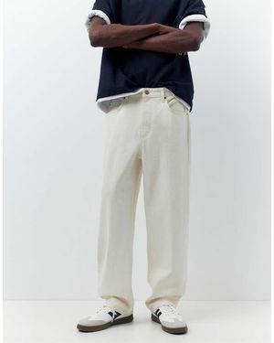 Pull&Bear Baggy Jeans - Wit