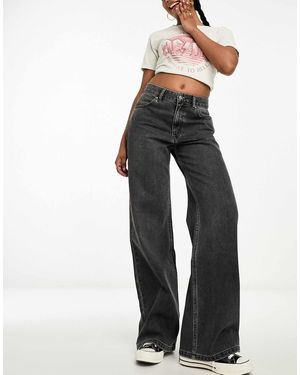 Pull&Bear – weit geschnittene jeans - Grau