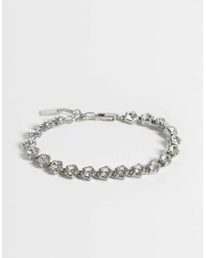 ASOS Armband mit kristallsteinen - Mettallic