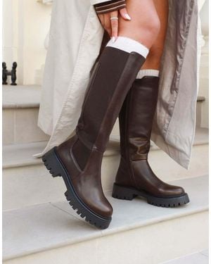 SIMMI Carlton High Boots - Brown