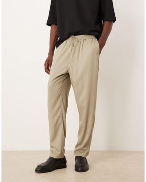 ASOS Co-ord Tapered Pants - Natural
