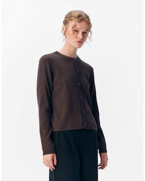 Object – strickjacke - Blau