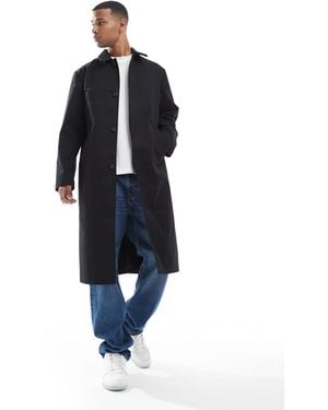 ASOS – er trenchcoat - Blau