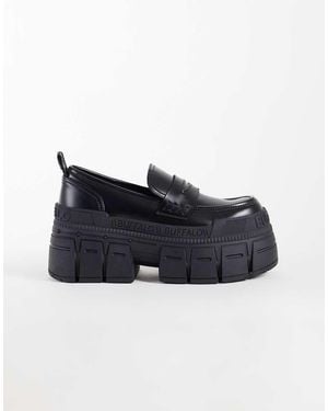 Buffalo Gosper Platform Loafers - Blue
