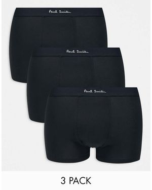 Paul Smith Confezione Da 3 Boxer Aderenti Neri - Blu