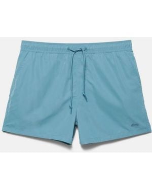 Pull&Bear Basic Swimming Trunks - Blue