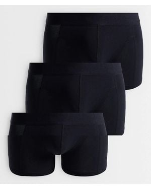 Jack & Jones Confezione Da 3 Boxer Aderenti Neri - Blu