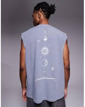 ASOS – schweres oversize-tanktop - Lila