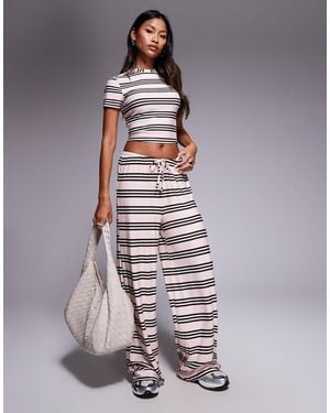 Kaiia Exclusive Super Soft Jersey Drawstring Trousers - Multicolour