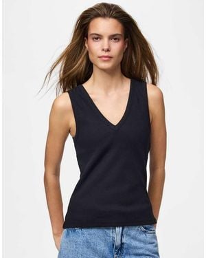 Pieces Tank Top - Blue