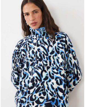 Dare 2b Forro Polar Estampado Con Estampado Animal-Azul