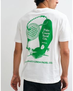 Only & Sons Oversized Fit T-Shirt Met Palm Courts-Print - Groen