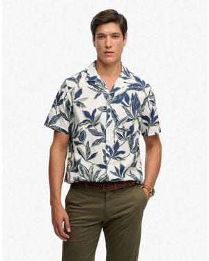 Superdry Cabana Poolside Short Sleeve Shirt - White