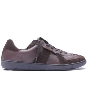 Base London Tommo Lace Up Trainer - Brown