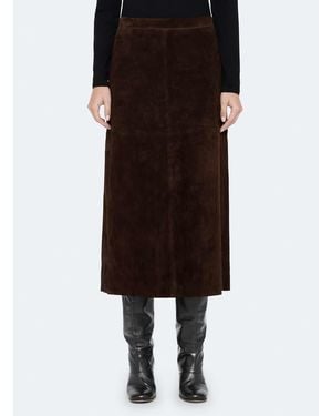 AllSaints Olivia Falda De Ante En - Negro