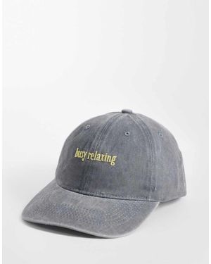 SUI AVA Pet Met 'Busy Relaxing' Slogan - Grijs
