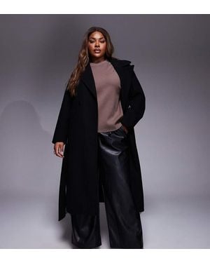 Forever New Formal Wrap Coat - Blue