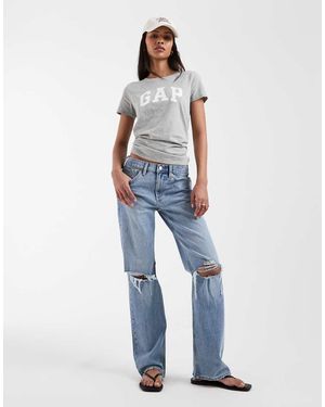 Gap Relaxed Straight Leg Jeans - Blue