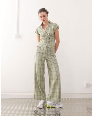 Collusion Y2k Tailored Pants - Natural