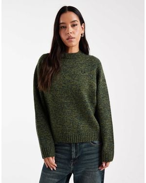 Fred Perry – melierter pullover - Grün