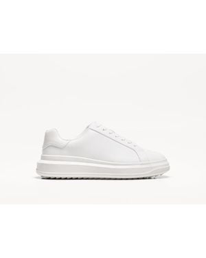 Bershka Sneakers Met Dikke Zool - Naturel