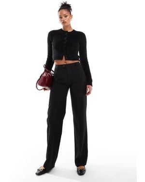 Stradivarius Tall Tailored Trouser - Black