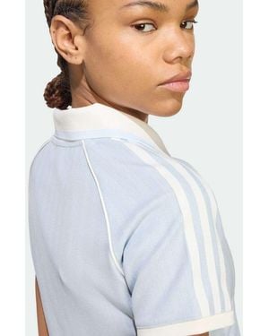 adidas Originals Tweed Polo Shirt - White