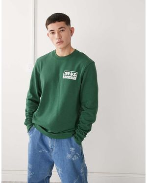 Deus Ex Machina Sudadera Oscuro Con Estampado Gráfico "Nice To See You" De - Verde